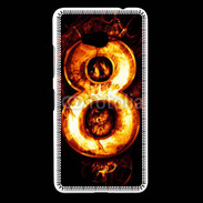 Coque Nokia Lumia 640 LTE Huit en feu