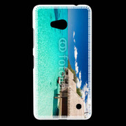 Coque Nokia Lumia 640 LTE Bungalow sur mer tropicale
