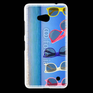Coque Nokia Lumia 640 LTE Lunettes sur la plage