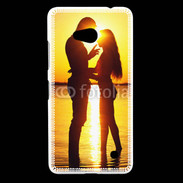 Coque Nokia Lumia 640 LTE Couple sur la plage