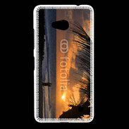 Coque Nokia Lumia 640 LTE Couple romantique sur la plage