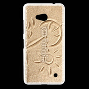 Coque Nokia Lumia 640 LTE Soleil et sable sur la plage