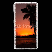 Coque Nokia Lumia 640 LTE Cocotier au soleil couchant