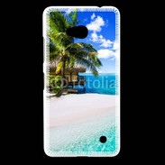 Coque Nokia Lumia 640 LTE Petite île tropicale sur l'océan indien
