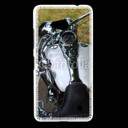 Coque Nokia Lumia 640 LTE Moto chromée
