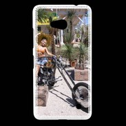 Coque Nokia Lumia 640 LTE Femme sexy moto 2