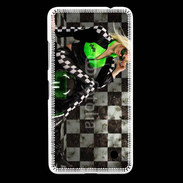 Coque Nokia Lumia 640 LTE Femme sexy moto 4