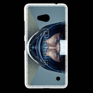 Coque Nokia Lumia 640 LTE homme avec casque de moto