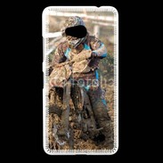 Coque Nokia Lumia 640 LTE Moto cross dans la boue 15