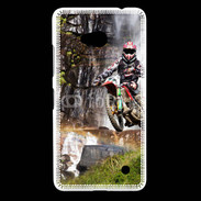 Coque Nokia Lumia 640 LTE motocross with waterfall