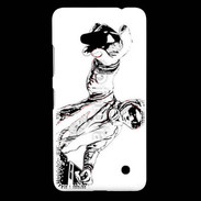 Coque Nokia Lumia 640 LTE DJ en dessin