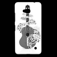 Coque Nokia Lumia 640 LTE Guitare en dessin 90