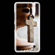 Coque Nokia Lumia 640 LTE Croix en bois 5