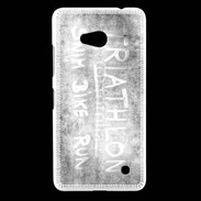 Coque Nokia Lumia 640 LTE Triathlon en noir et blanc 25