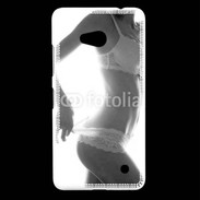 Coque Nokia Lumia 640 LTE Lingerie noir et blanc