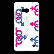 Coque Nokia Lumia 640 LTE Symboles homme femme