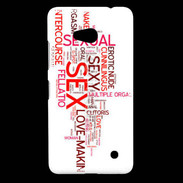 Coque Nokia Lumia 640 LTE Nuage de mots sexy 2
