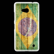 Coque Nokia Lumia 640 LTE Drapeau Brésil Grunge 510