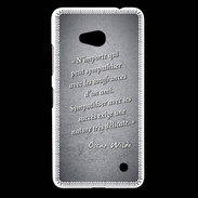 Coque Nokia Lumia 640 LTE Sympathiser Noir Citation Oscar Wilde
