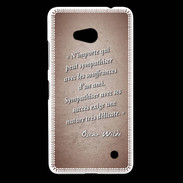 Coque Nokia Lumia 640 LTE Sympathiser Rouge Citation Oscar Wilde