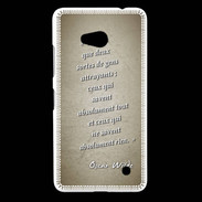 Coque Nokia Lumia 640 LTE Gens attrayants Sepia Citation Oscar Wilde