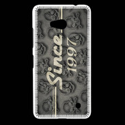 Coque Nokia Lumia 640 LTE Since crane gris 1997