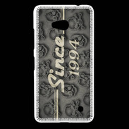 Coque Nokia Lumia 640 LTE Since crane gris 1994