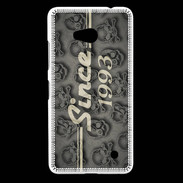 Coque Nokia Lumia 640 LTE Since crane gris 1993