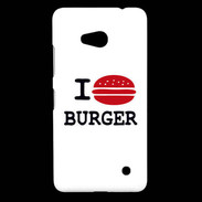 Coque Nokia Lumia 640 LTE I love Burger