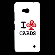Coque Nokia Lumia 640 LTE I love Cards Club