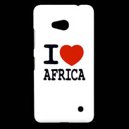Coque Nokia Lumia 640 LTE I love Africa