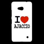 Coque Nokia Lumia 640 LTE I love Ajaccio