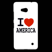 Coque Nokia Lumia 640 LTE I love America