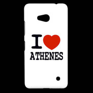 Coque Nokia Lumia 640 LTE I love Athenes