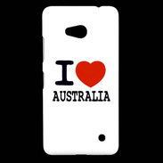 Coque Nokia Lumia 640 LTE I love Australia