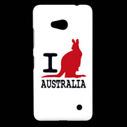 Coque Nokia Lumia 640 LTE I love Australia 2