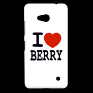Coque Nokia Lumia 640 LTE I love Berry