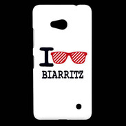 Coque Nokia Lumia 640 LTE I love Biarritz 2