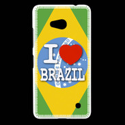Coque Nokia Lumia 640 LTE I love Brazil 3