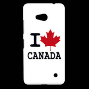 Coque Nokia Lumia 640 LTE I love Canada 2