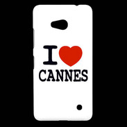 Coque Nokia Lumia 640 LTE I love Cannes