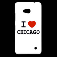 Coque Nokia Lumia 640 LTE I love Chicago