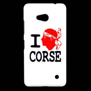Coque Nokia Lumia 640 LTE I love Corse 2