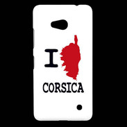 Coque Nokia Lumia 640 LTE I love Corsica 3