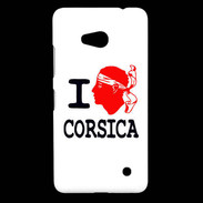 Coque Nokia Lumia 640 LTE I love Corsica 2