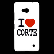 Coque Nokia Lumia 640 LTE I love Corte
