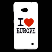 Coque Nokia Lumia 640 LTE I love Europe
