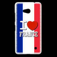 Coque Nokia Lumia 640 LTE I love France 2