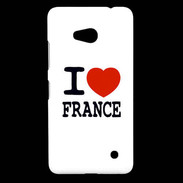 Coque Nokia Lumia 640 LTE I love France