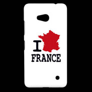 Coque Nokia Lumia 640 LTE I love France 4